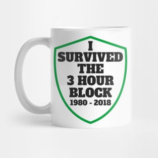 I Survived the 3 Hour Block 1980 - 2018 CTR LDS Mormon Funny Mug